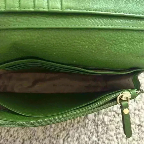 MICHEL KORS Floral Embellished Pebbled Leather Convertible Crossbody Bag - Picture 3 of 8